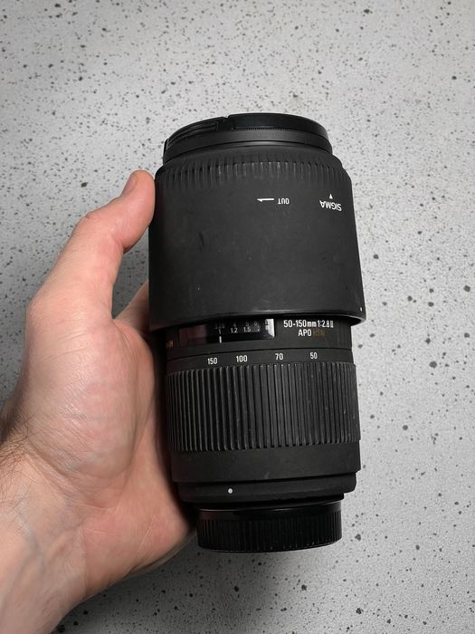 Вживаний Sigma 50-150mm f/2.8 під Nikon F