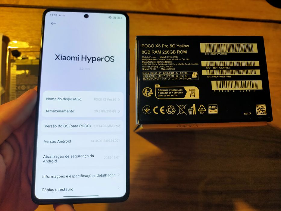 Xiaomi Poco X5 Pro 5g + Bateria nova