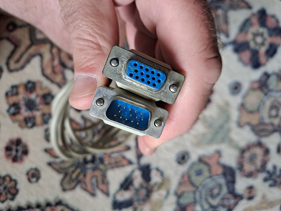 Kabel przewód VGA przedłużacz 1.8m