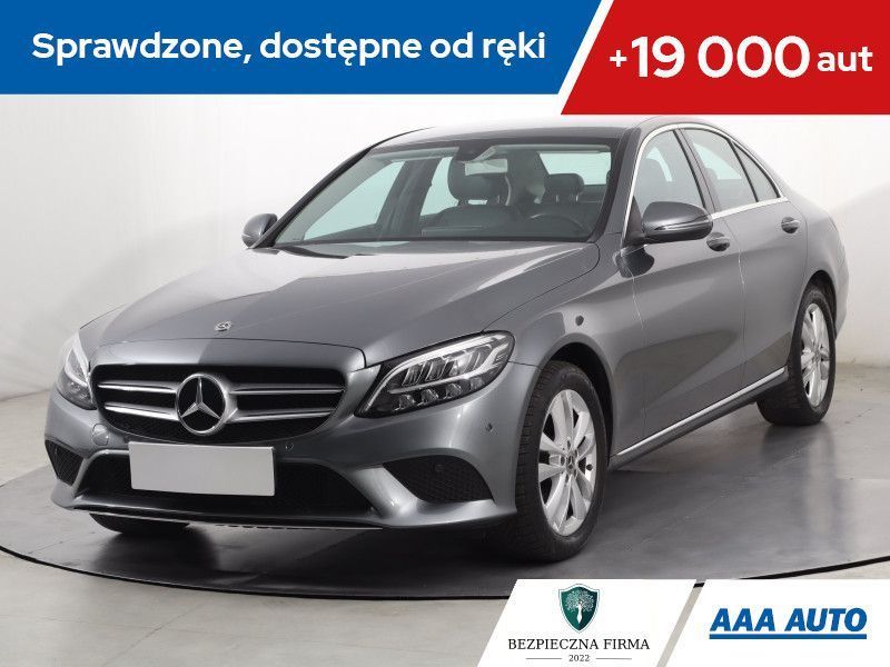 Mercedes-Benz Klasa C C 180, Salon Polska, Serwis ASO, Automat, Skóra, Navi, Klimatronic,