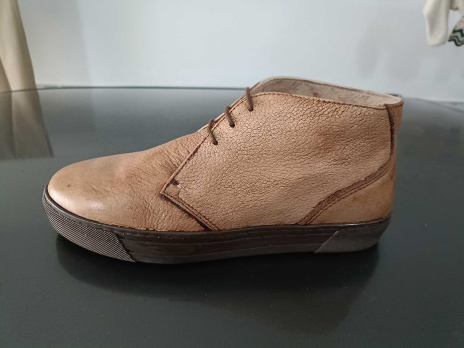 Bota Casual Masculina em pele
