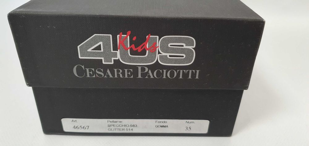 Яскраві Італійські Кросівки (Золотисті) " Cesare Paciotti / 4US " - Italy