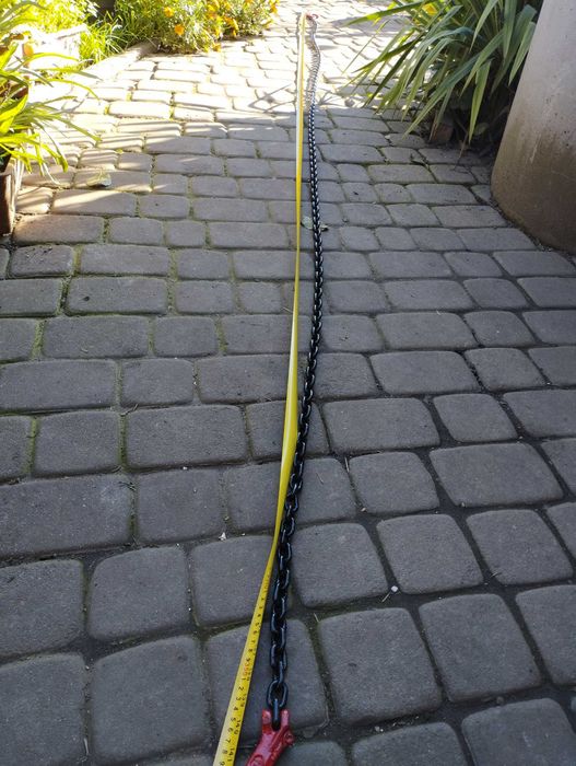 Łańcuch stalowy , zrywkowy 360 cm