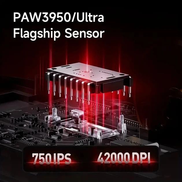 Mchose k7 ultra бездротова 8k мишка PAW 3950