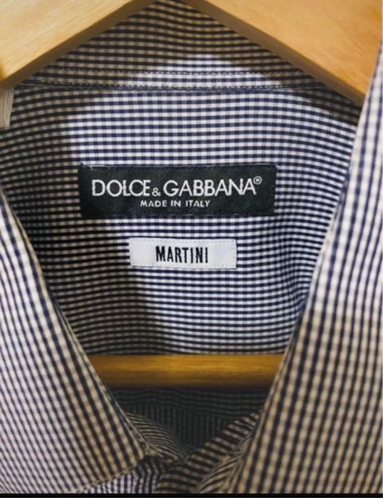 Camisa Dolce e Gabbana Xadrez Slim Fit