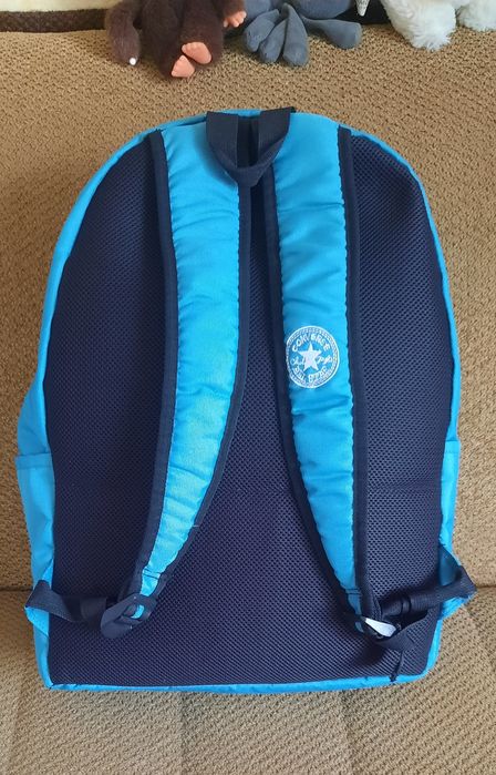 Голубий рюкзак converse