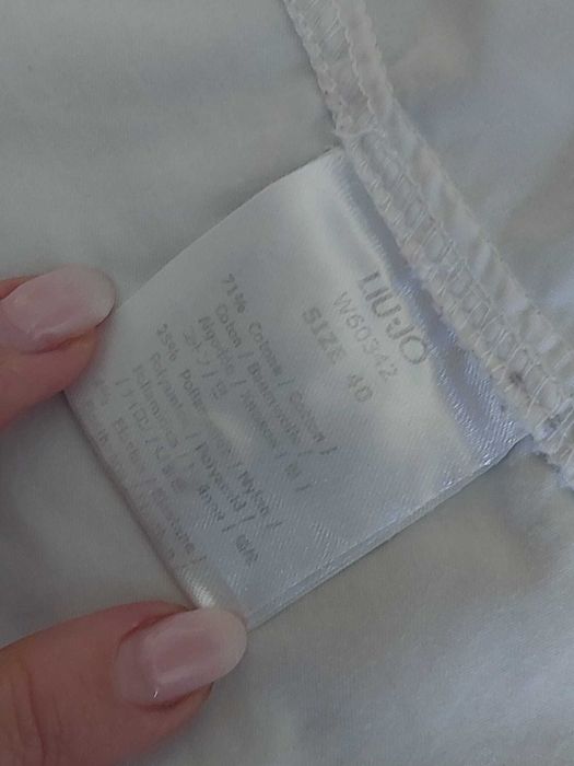 Liu Jo Jeans biała koszula taliowana 36