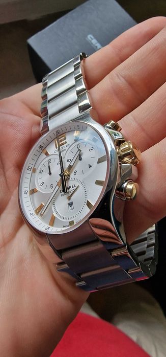 Certina DS SPEL CHRONOGRAPH, pudełko, dokumenty gwarancja