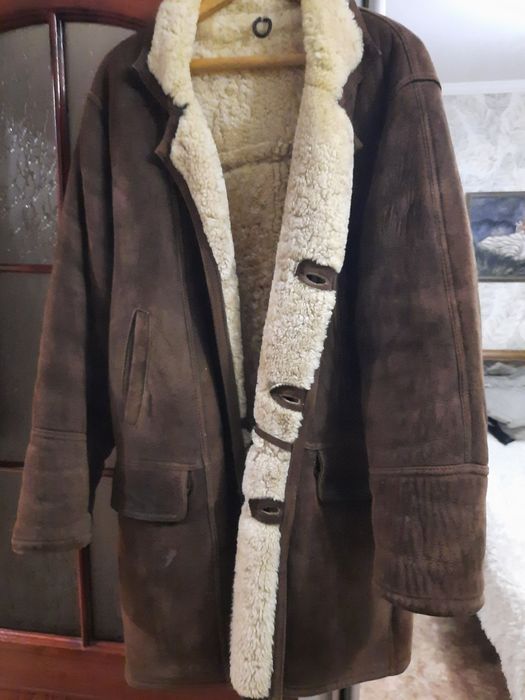 Мужская натуральная дубленка