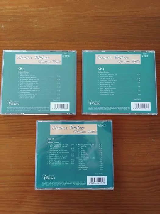 Conjunto 3 CDs Strauss Walzer