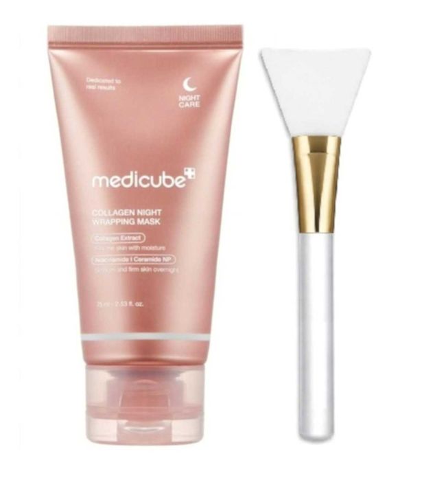 MEDICUBE Collagen Night Wrapping Mask 75ml + Pędzelek