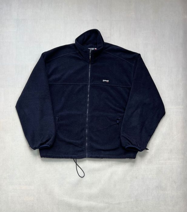 Polarowa Kurtka Schott vintage 90’s zipped warm winter ciepła
