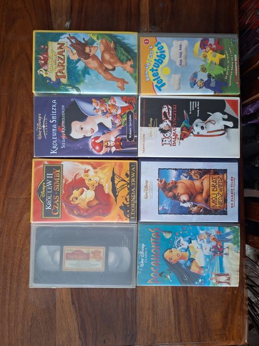 Kasety VHS disney dvd król Lew Tarzan