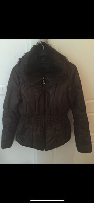 Brązowa czekoladowa kurtka Mohito