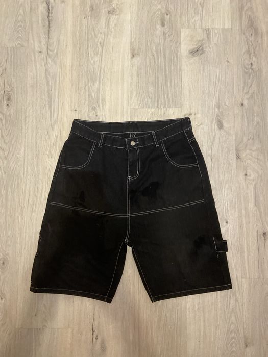 Джинсовые baggy шорты 3pm sk8 y2k у2к ск8