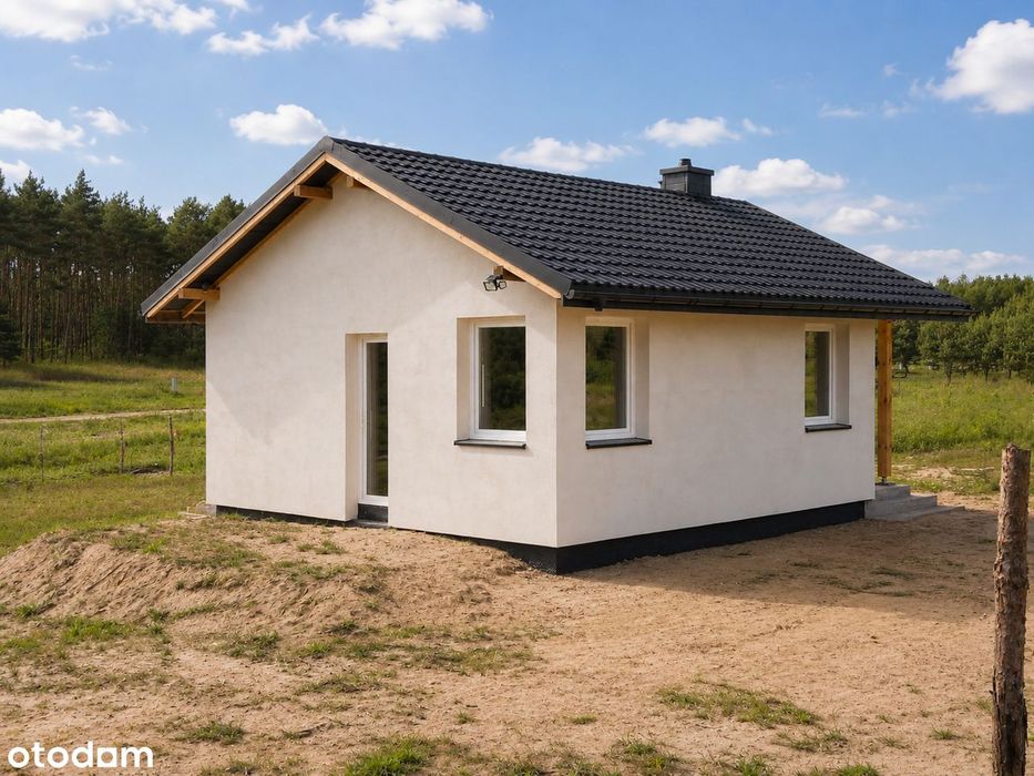Dom 40 m² z mediami blisko Bydgoszczy Szubina S5, wg WZ z kier. budowy