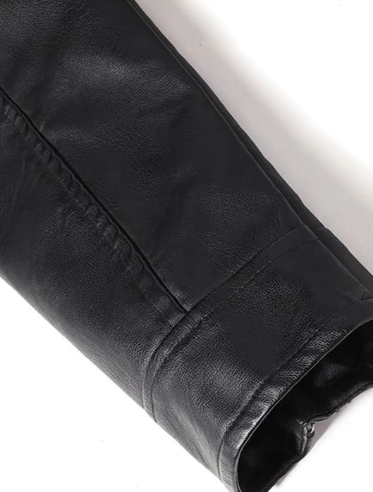 Czarna męska Kurtka skórzana nowa XL