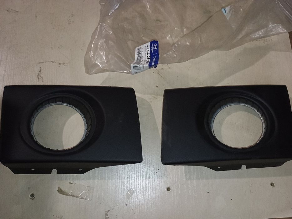 Накладки на ПТФ бампер Hyundai Tucson JM