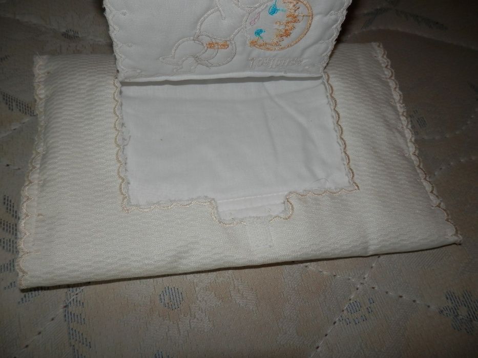 Fralda algodão+ embalagem de toalhitas