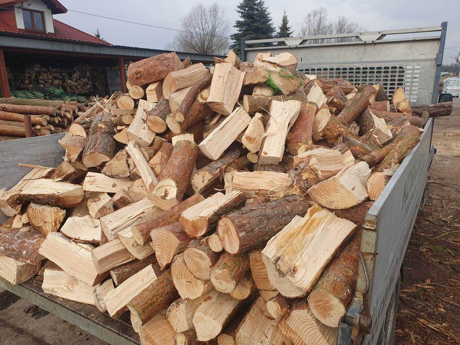 Drewno opałowe sosnowe drewno kominkowe opałowe