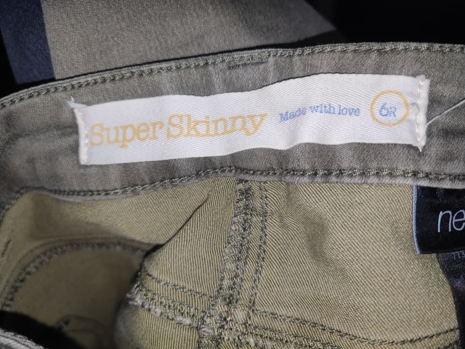 Spodnie jeansowe super skinny Next XS/S