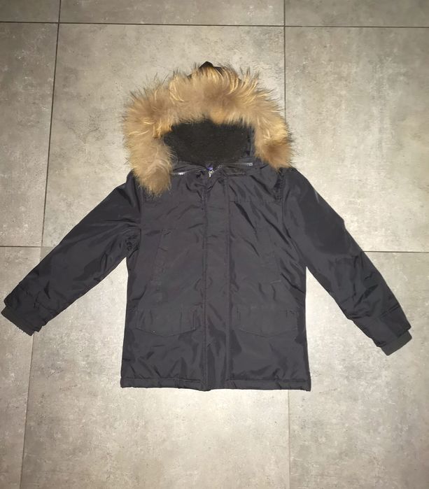 Kurtka zimowa chłopięca czarna