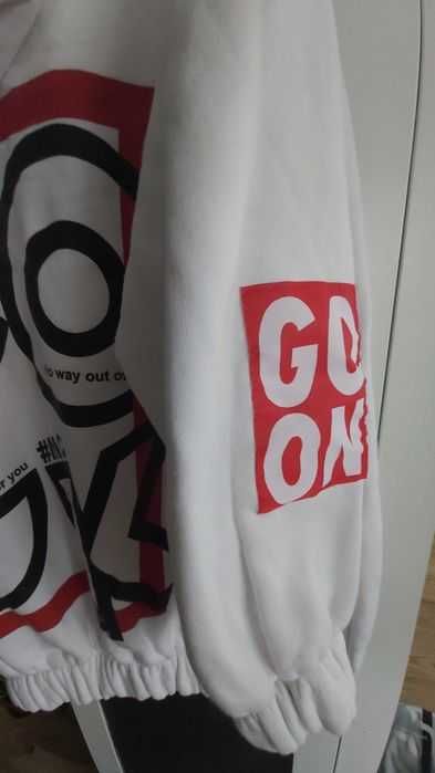 Bluza długa płaszczyk dresowy