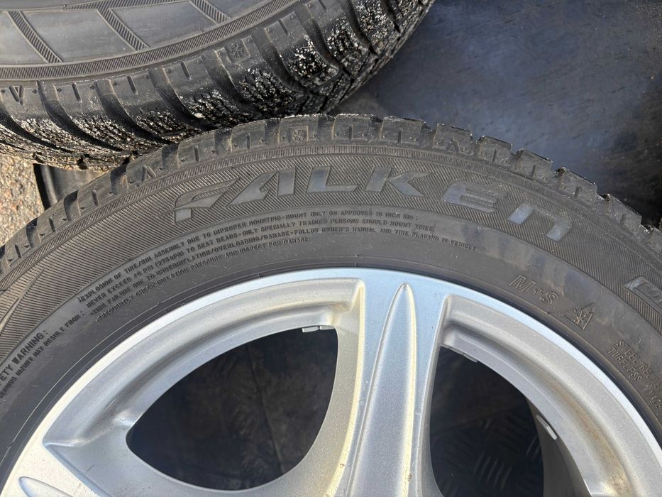 4x Koła Aluminiowe NISSAN PULSAR 5x114,3 ET40 opony ZIMOWE 195/60R16