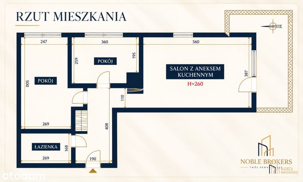 Kantorowicka | 3 pokoje+aneks | balkon | 2 miejsca