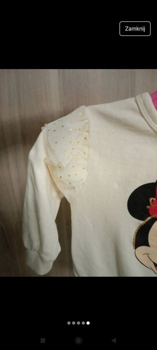 Bluzka Myszka Minnie Nowa 74 Sinsay