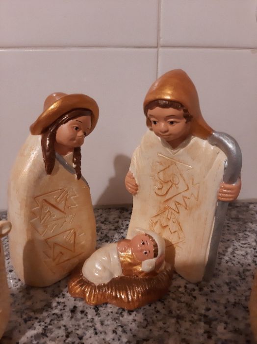 Arte sacra: Presépio Peruano original