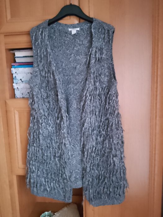 Sweter bezrękawnik damski