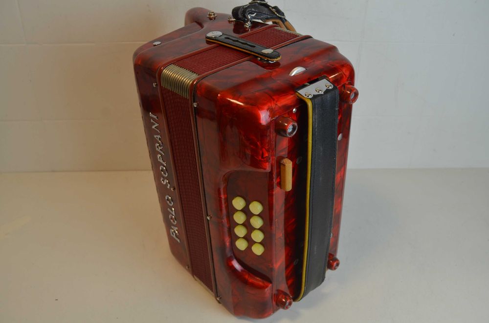 Concertina Paolo Soprani 3 voz   Tonalidade. Do - Made in Italy