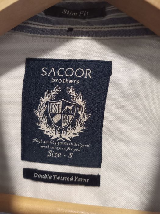 Camisa azul e branca da Sacoor (S)