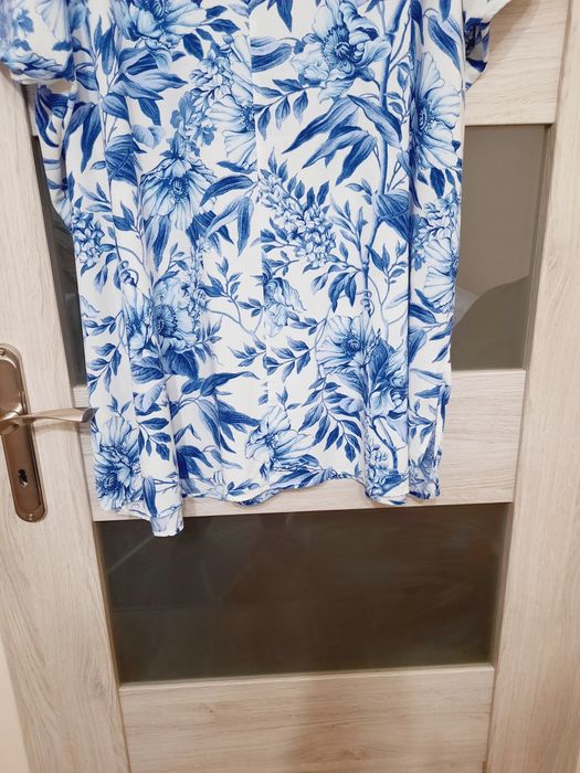 H&M śliczna tunika-sukienka  wiskoza 54-56