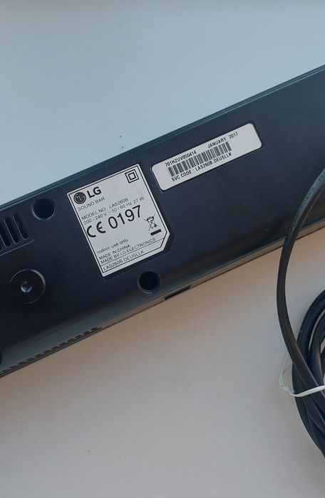 LG Soundbar (Modelo LAS260B) - Como Nova