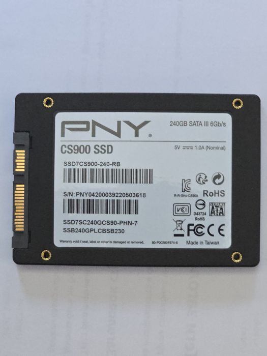 б/у SSD  240GB PNY CS900