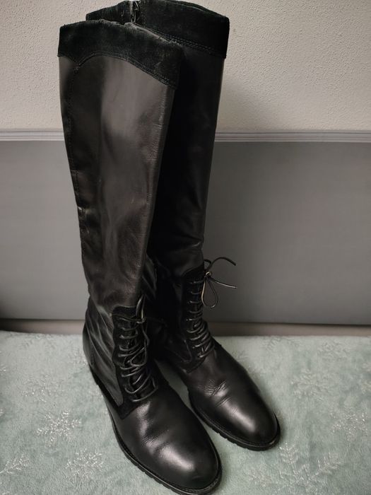 Сапоги женские брендовые Rene Lezard.