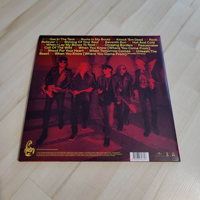 Scorpions Rock believer limited black White