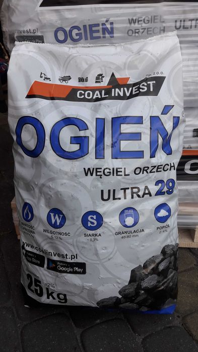 węgiel orzech workowany Ogień Ultra 29 dostawa HDS