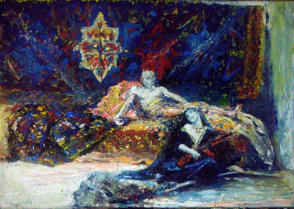 Картина 28×40, гуаш