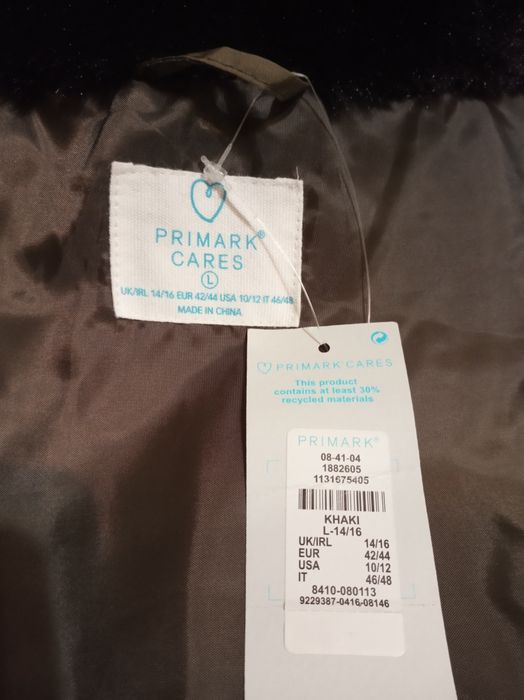 Очень теплая женская куртка от Primark размер 50-52