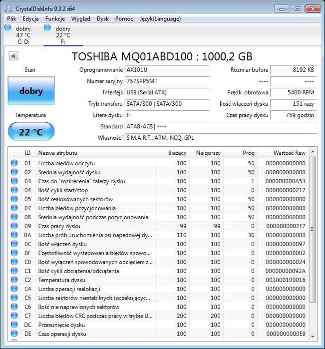 Intenso Memory Drive 1TB 2,5'' USB 3.0 dysk zewnętrzny portable 759h