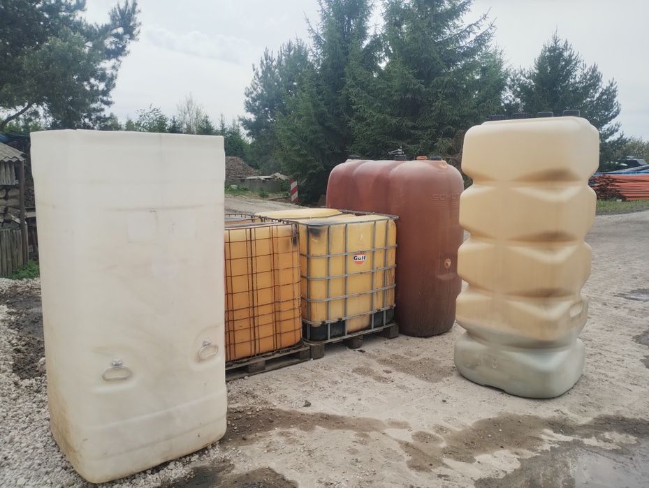Tysiaczek 1000l Mauzer zbiornik na wodę (bródne)