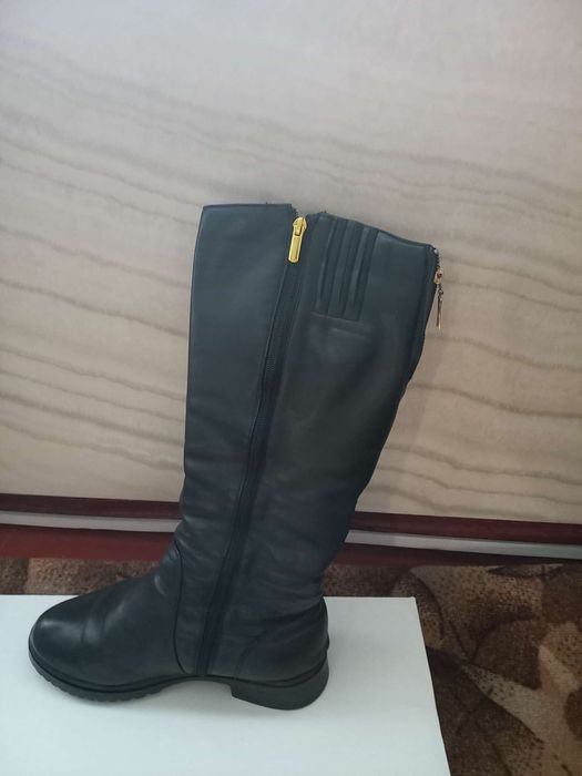 Сапоги жіночі шкіряні