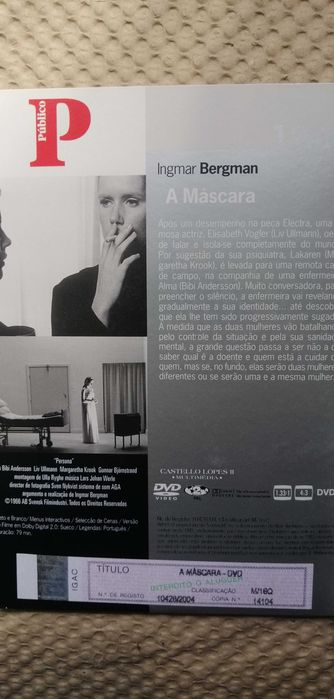 Ingmar Bergman  A mascara