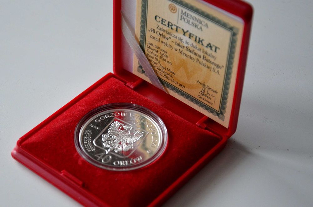 Moneta okolicznościowa - dukat lokalny Gorzów Wielkopolski