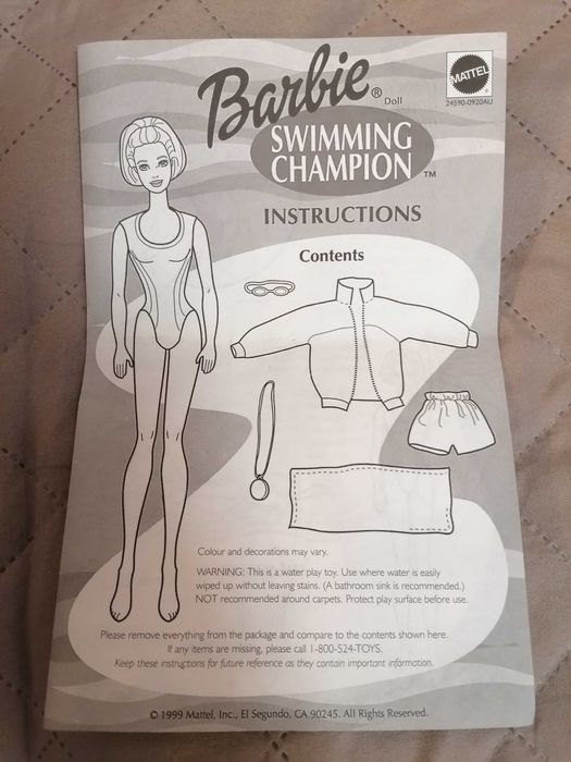 Barbie Swiming Champion (Olympic Games Sydney 2000) Mattel 25834