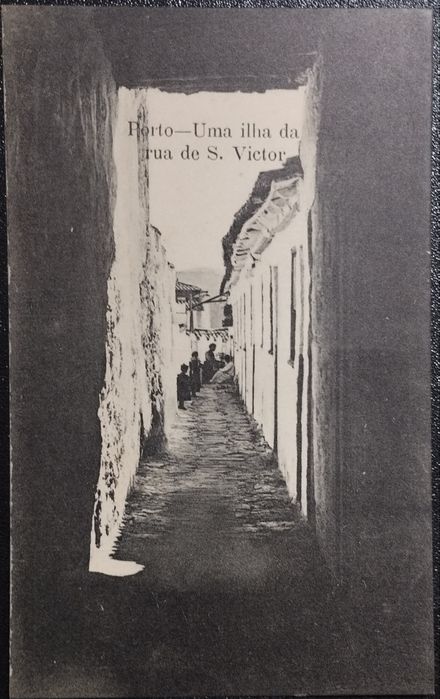 Postais centenários Porto perspetiva dupla