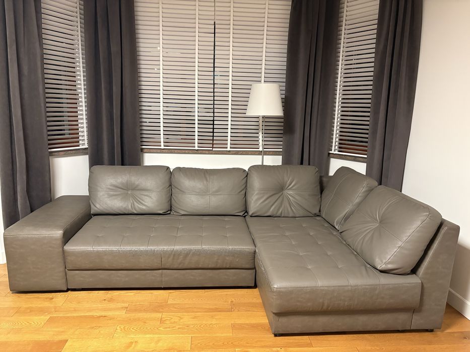 Kanapa - rozkładany narożnik i fotel